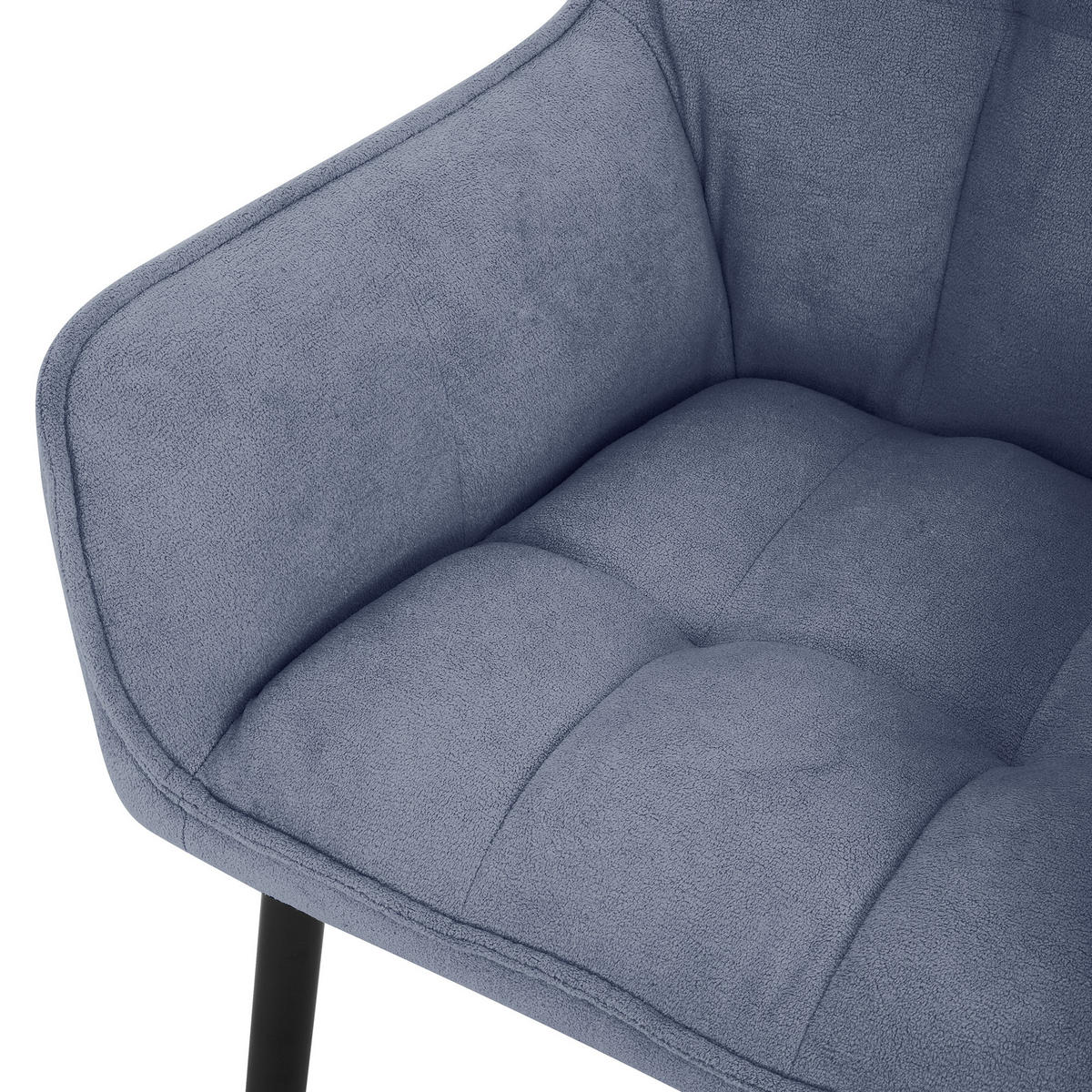 ESSZIMMERSTUHL 6er Set blau - Blau, Textil (63/90/57cm) - ML-DESIGN