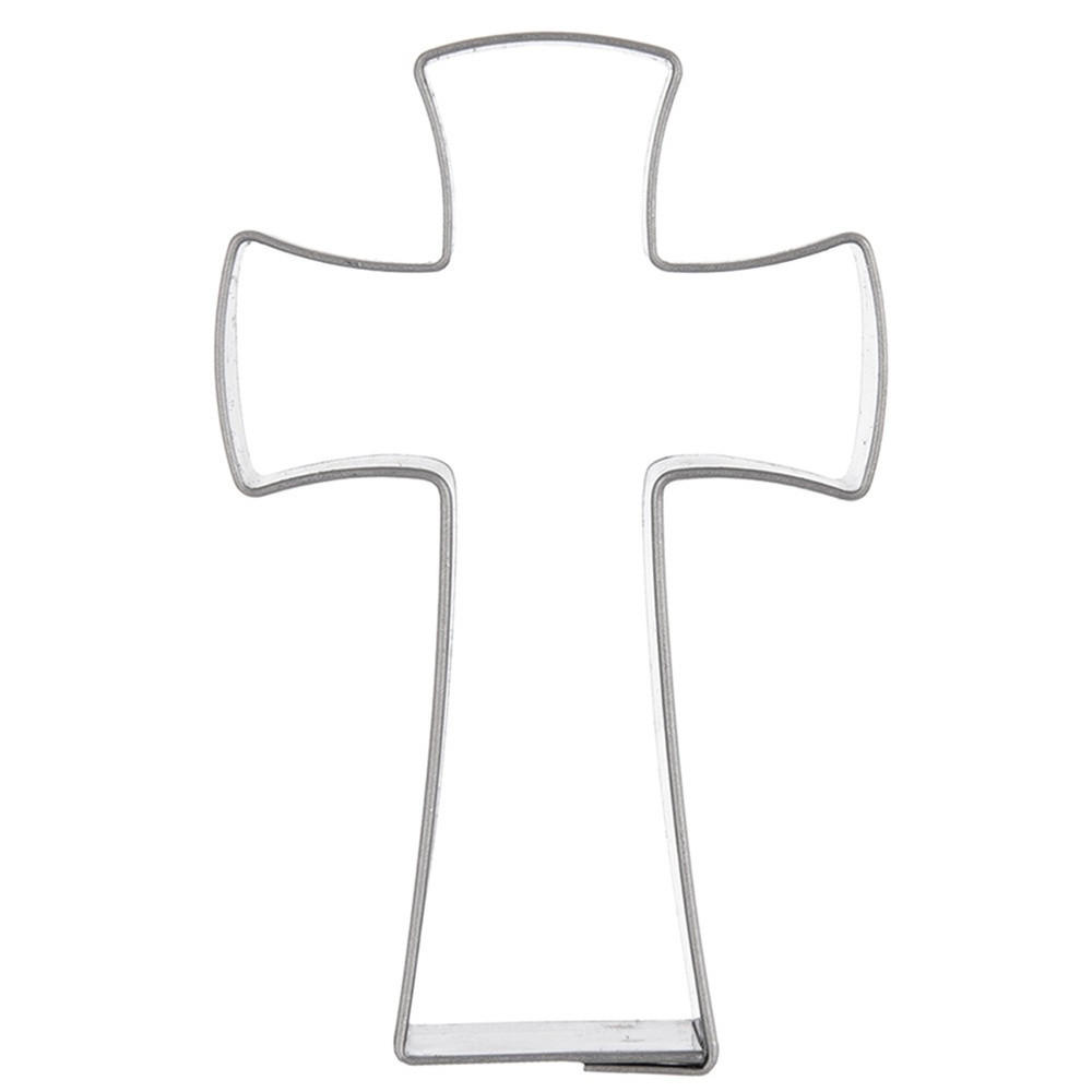 AUSSTECHFORM Kreuz 6,4 cm Silber - Silberfarben, Metall (4.5/1.5/9cm) - Orion 