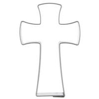 AUSSTECHFORM Kreuz 6,4 cm Silber - Silberfarben, Metall (4.5/1.5/9cm) - Orion 