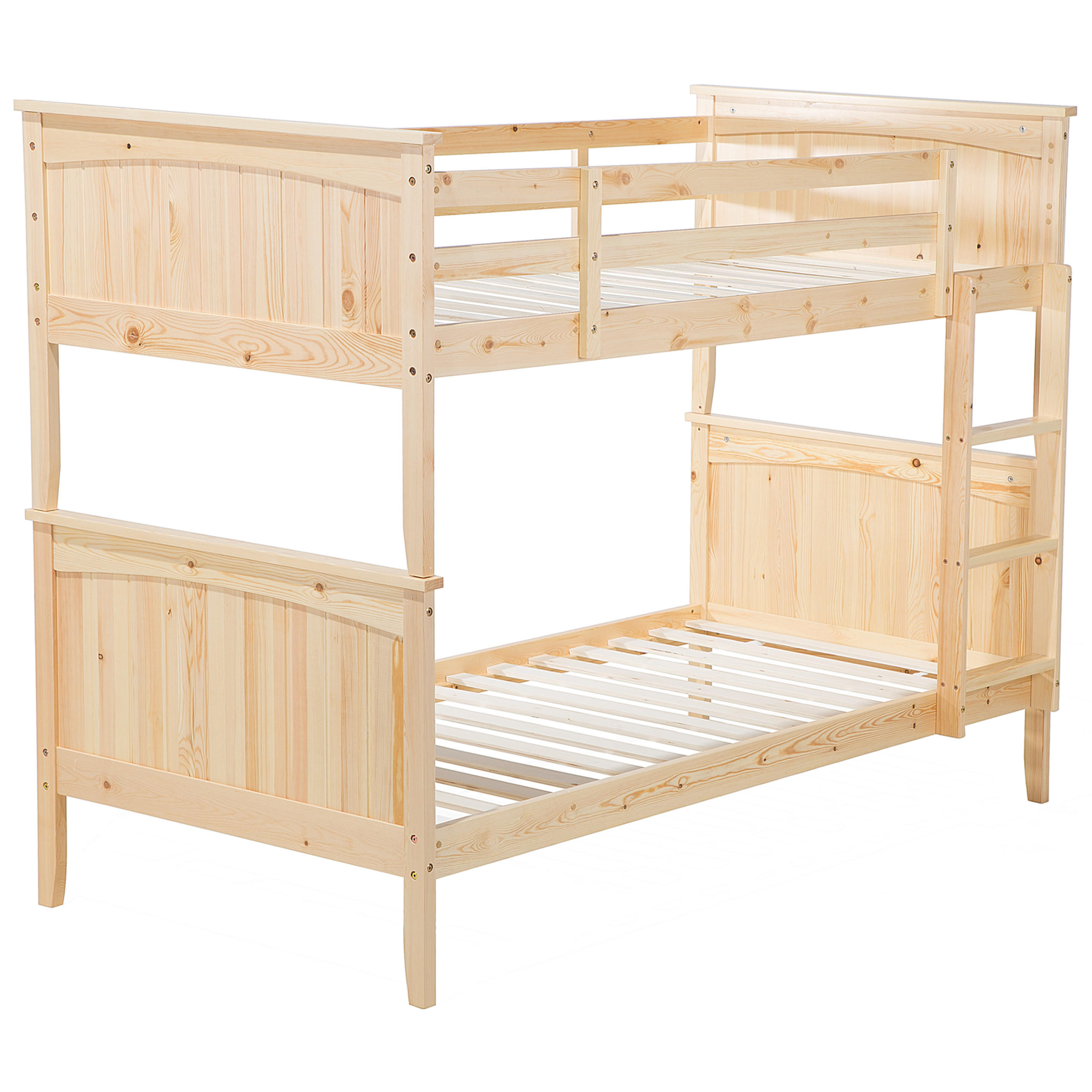 HOCHBETT 90/200cm Heller Holzfarbton Albon - Hellbraun, Holz (90/200cm) - Beliani