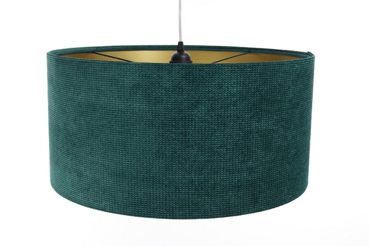 HÄNGELEUCHTE Grün 40/20 cm - Goldfarben/Grün, Kunststoff (40/0.4/20cm) - ONZENO