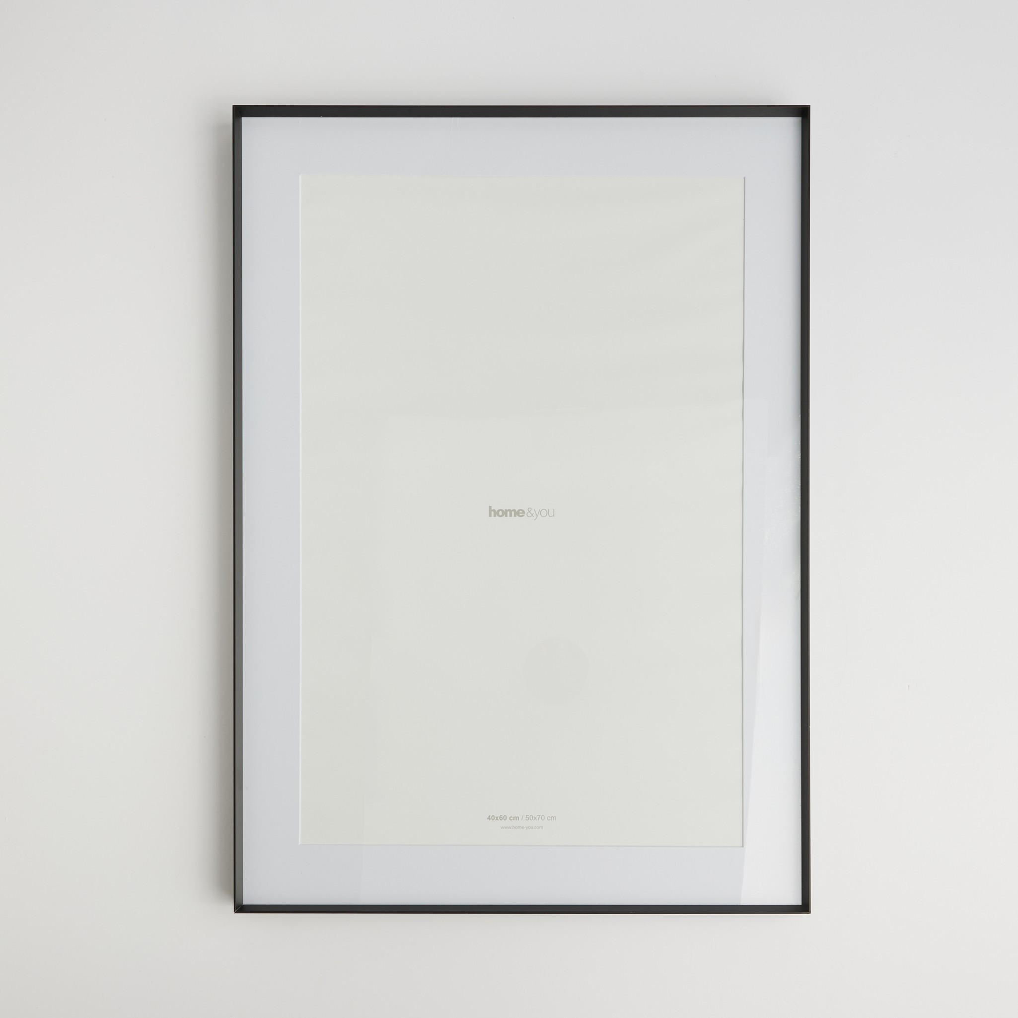 RAHMEN Anzi - Schwarz, Metall (3/70/50cm) - home&you