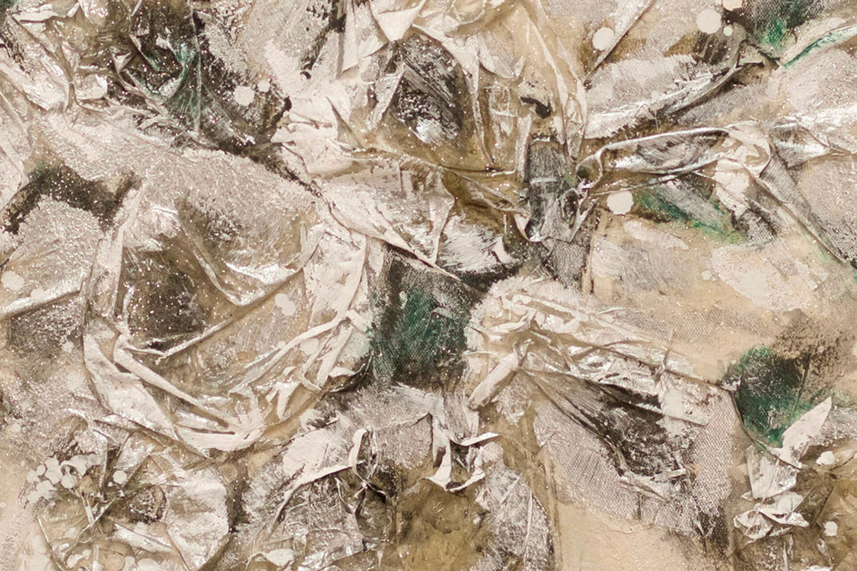 ÖLGEMÄLDE 120/60 cm - Beige/Schwarz, Holz/Textil (1.6/60cm) - KUNSTLOFT