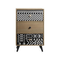 NACHTTISCH Braun 30/40/61 cm - Braun, Holzwerkstoff (30/61/40cm) - Mobili Rebecca