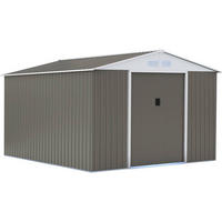 METALL-GARTENHAUS dallas Taupe - Taupe, Metall (446/210/340cm) - Habitat Garten