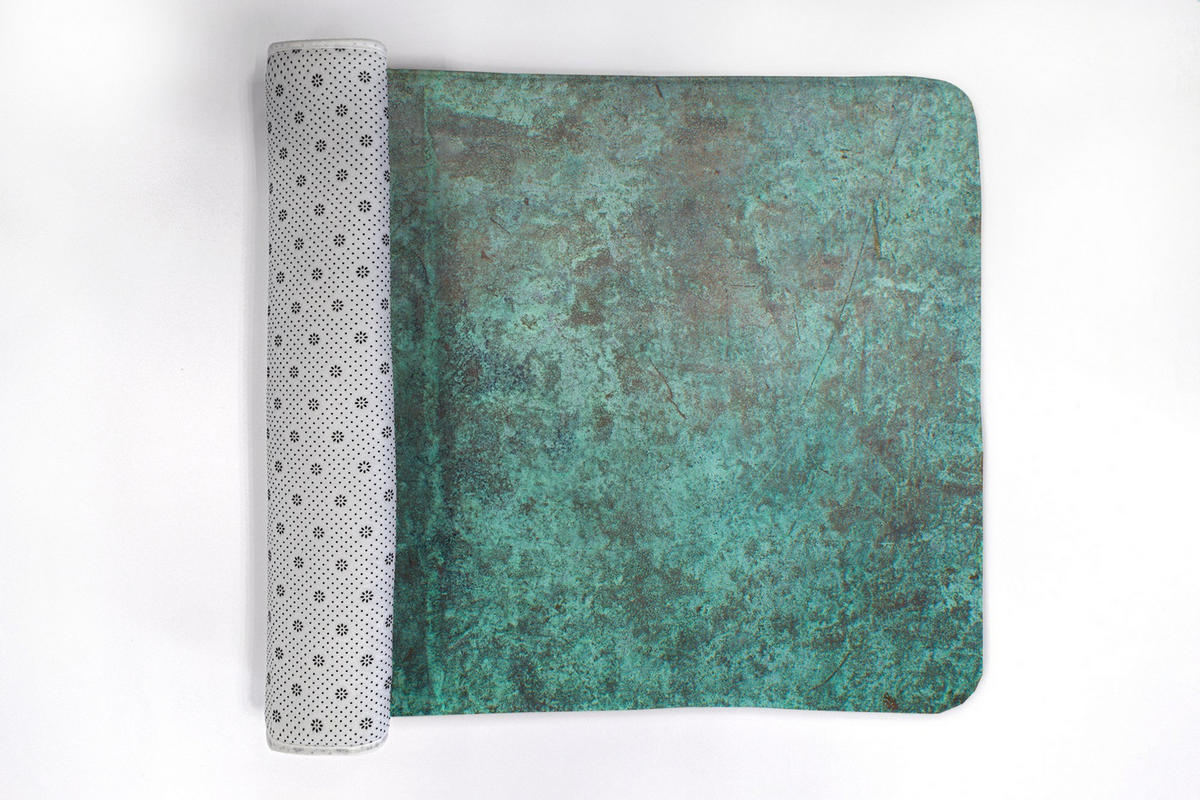 BADTEPPICH 90x60 cm Beton - Blau, Textil (90/60cm) - TULUP