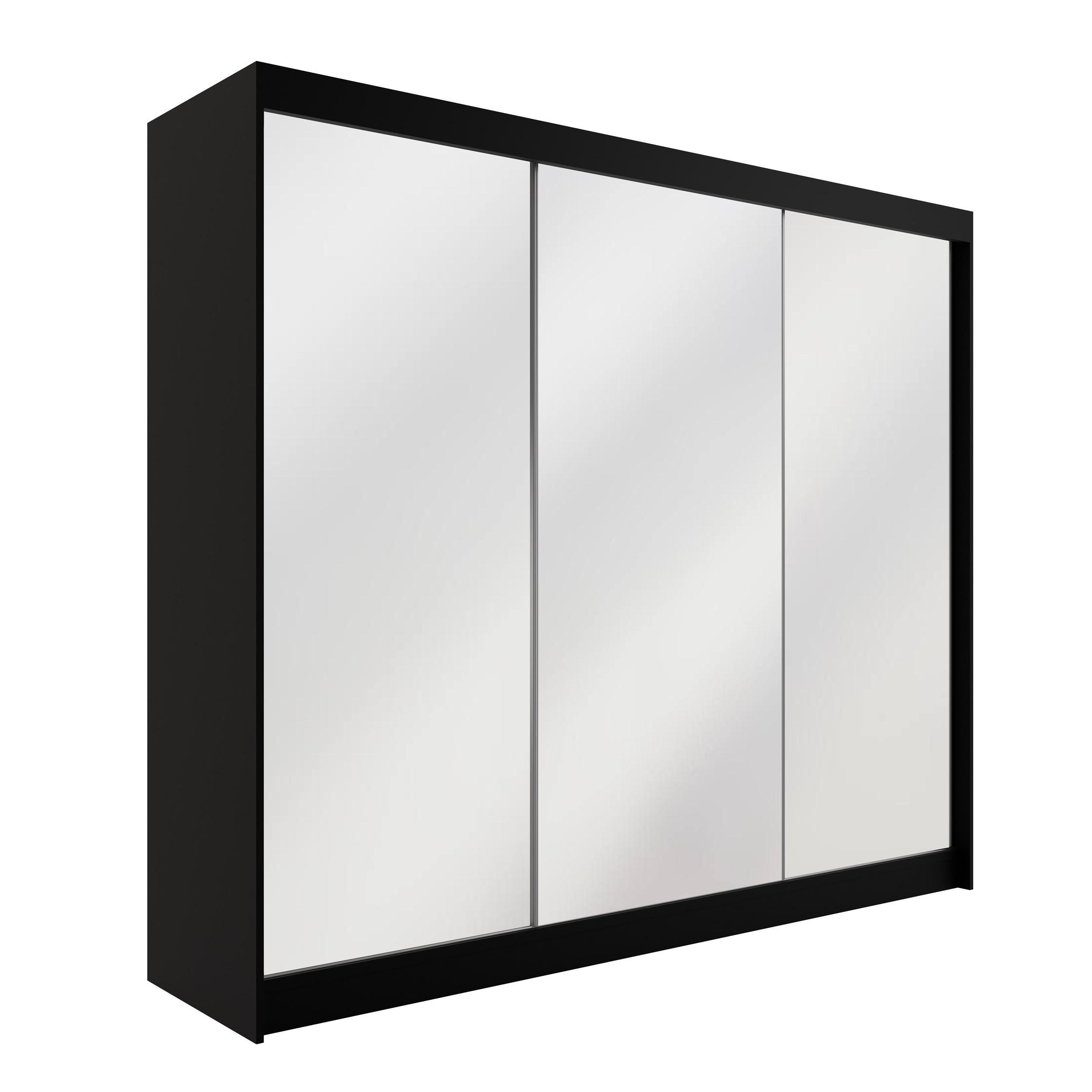 ALTDECOR ŠATNÍ SKŘÍŇ AMOHA – 250 cm – černá