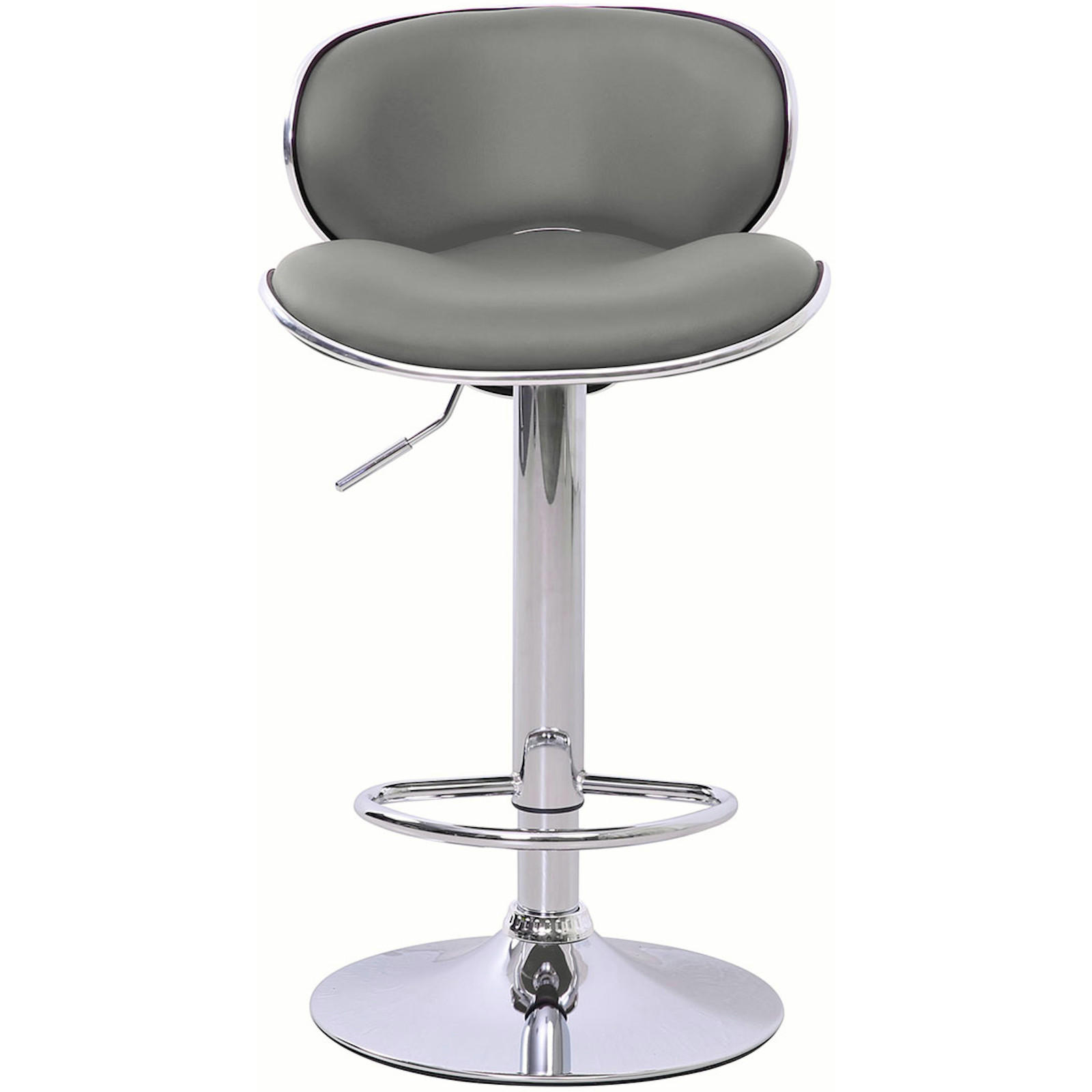 Thumbnail - Svita Barhocker, Grau, Textil, 45x97x48 cm, Esszimmer, Barmöbel, Barhocker