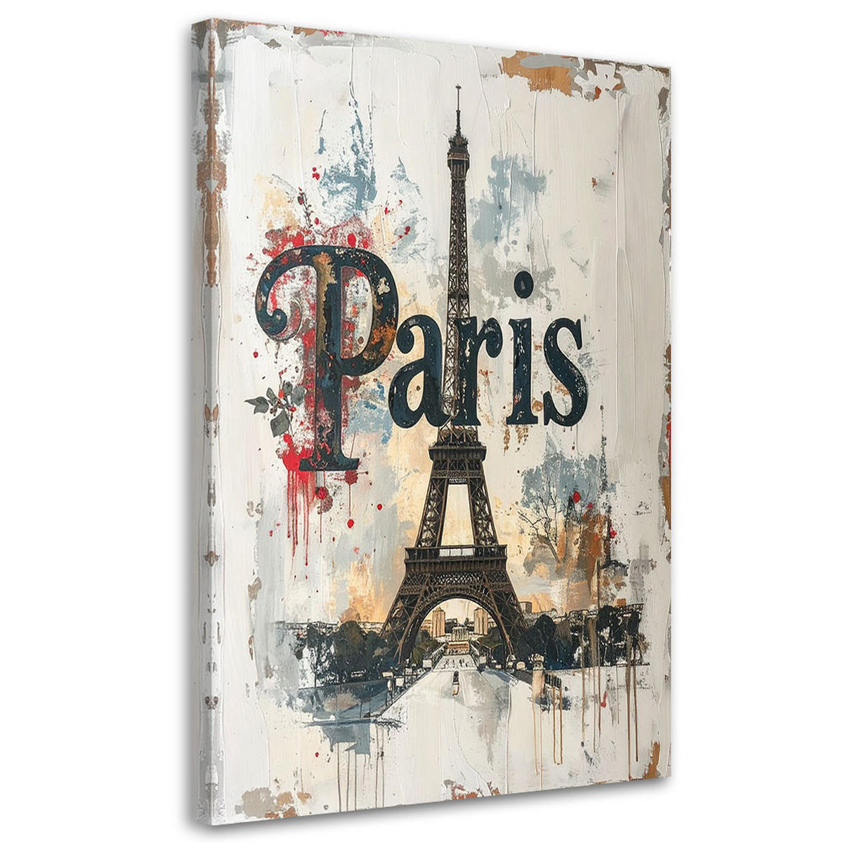 LEINWANDBILD Inschriften und Zitate 80x120cm - Beige, Textil (80/120cm) - Feeby