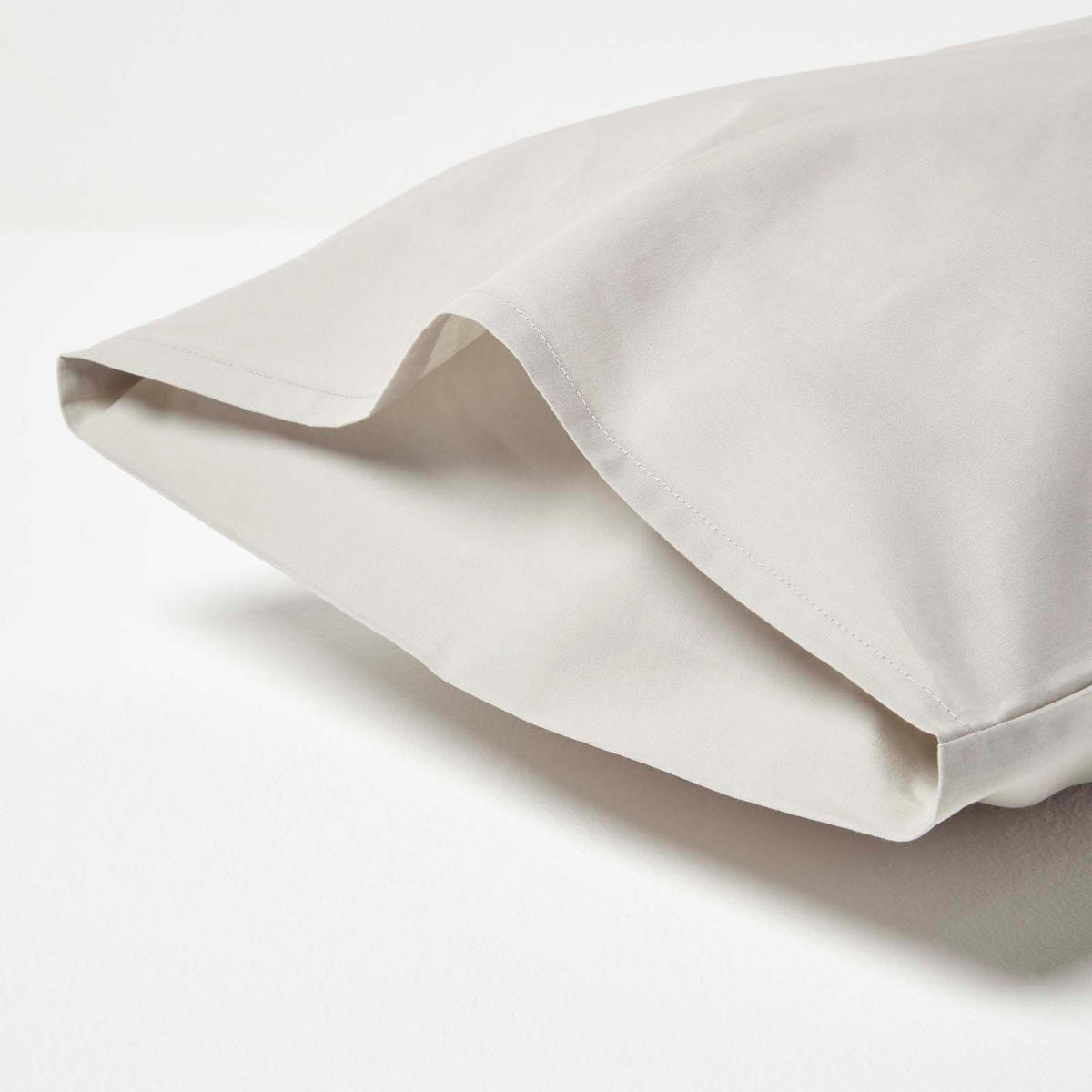 KINDER-KISSENBEZÜGE 2er-Set, Perkal - Grau, Textil (40/60cm) - Homescapes