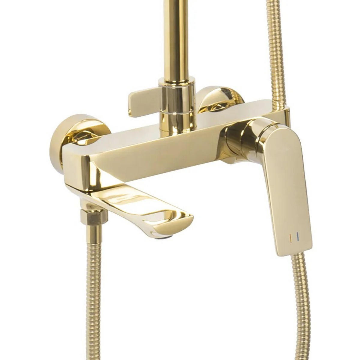 DUSCHGARNITUR Rea Avalon Gold - Goldfarben, Metall (23/153/50cm) - REA