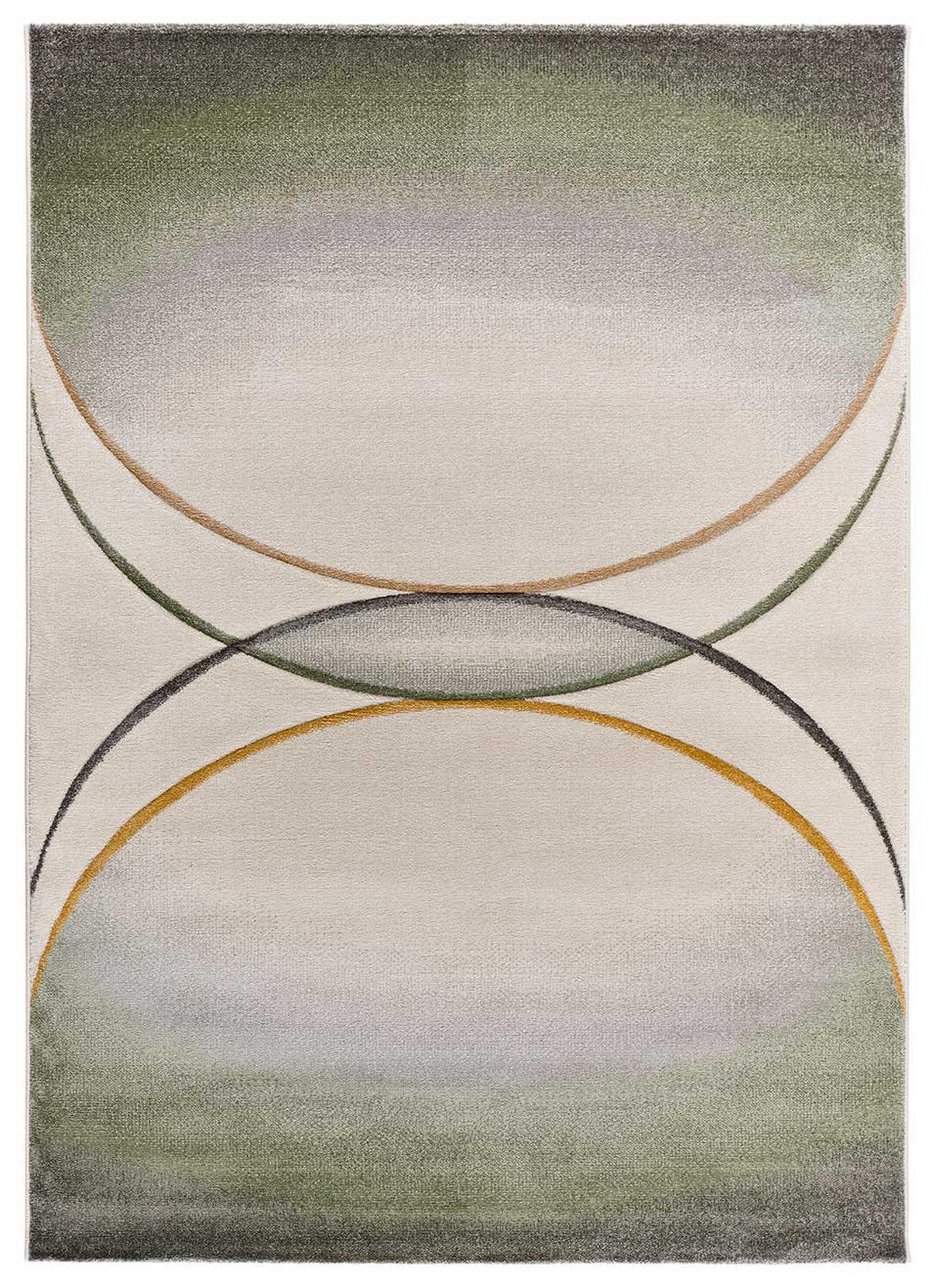 WEBTEPPICH grau und grün Libet 120/170 cm - Grau/Grün, Naturmaterialien/Textil (120/170cm) - Atticgo