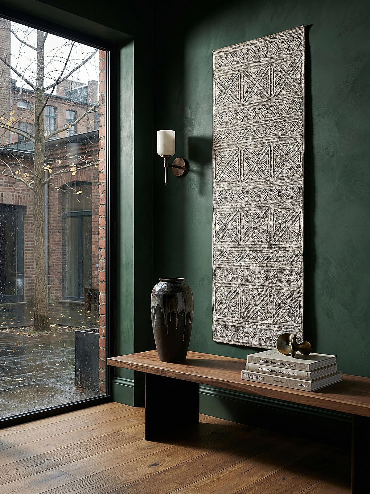 TEPPICH Waschbar LEAM, geometrisch, Grau, 58 x 230 cm - Grau, Textil (58/230cm) - KADIMA DESIGN