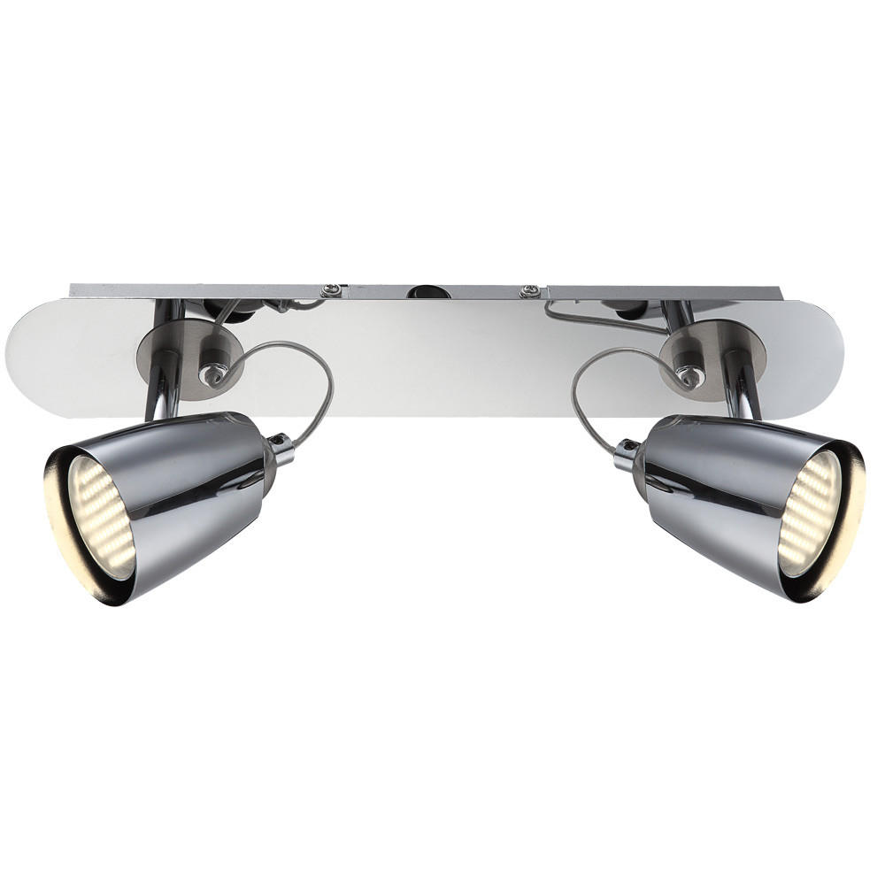 LED DECKENLEUCHTE Tamas Silber Metall - Silberfarben, Metall (35/6.5/15cm) - Globo Lighting