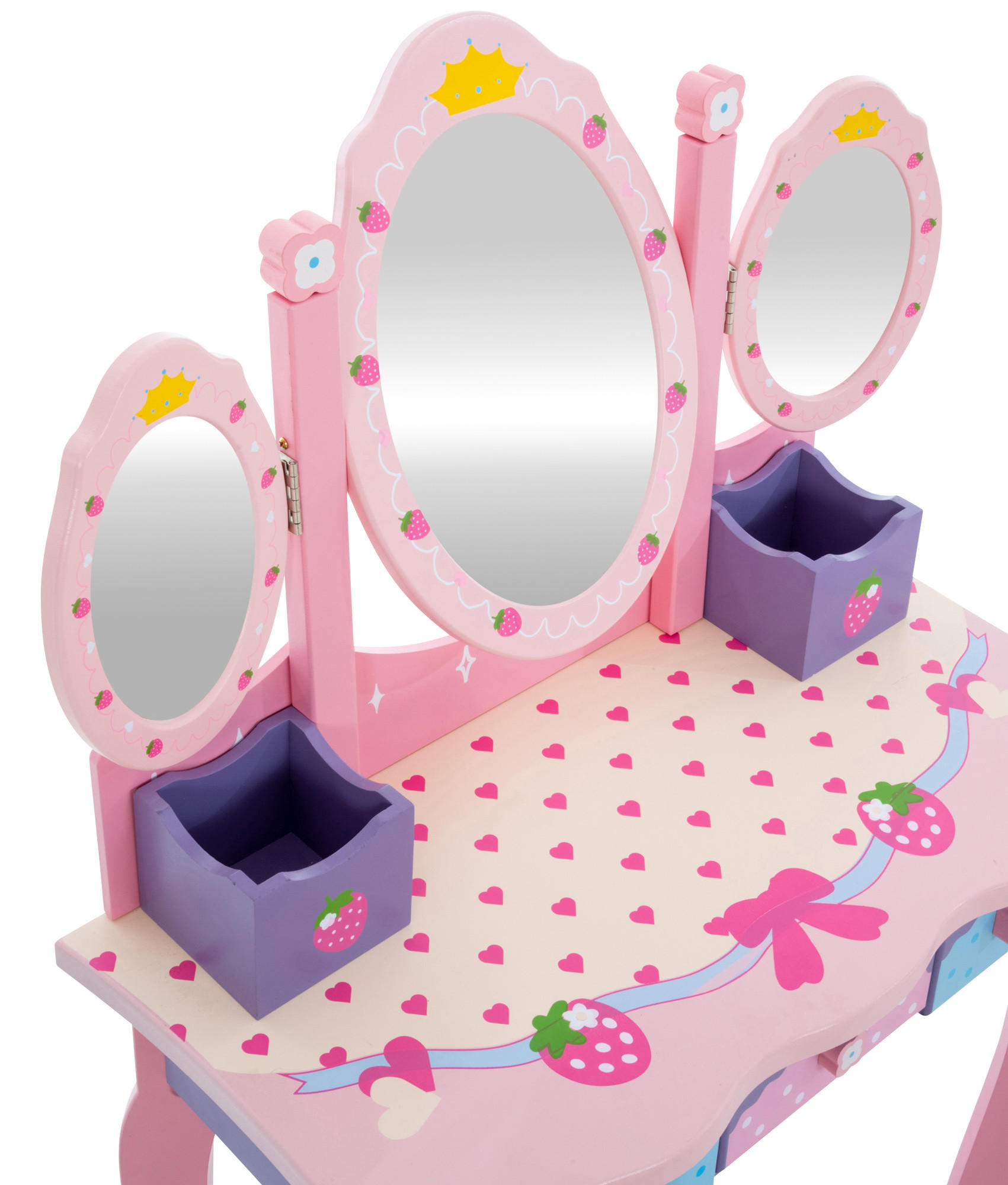 Thumbnail - CLP Schminktisch, Pink, Holz, 60x101x31 cm, Kinder- & Jugendzimmer, Kindermöbel, Kindersitzmöbel & -tische, Kindertische