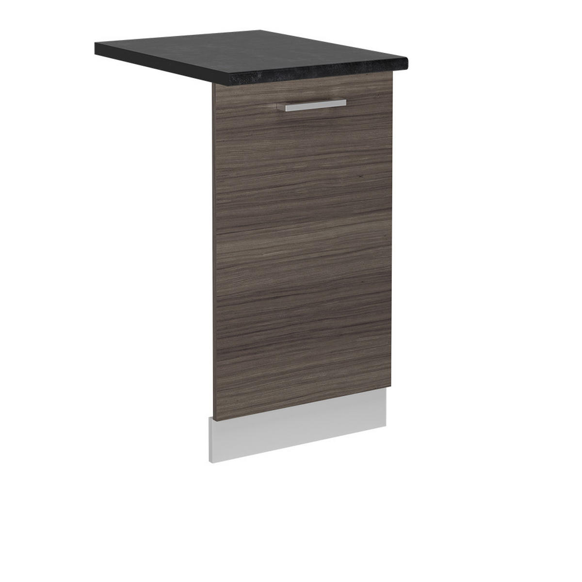 GESCHIRRSPÜLBLENDE R-Line Edelgrau 45 cm , AP Anthrazit - Weiß/Grau, Holzwerkstoff (45/81.8/1.6cm) - Vicco