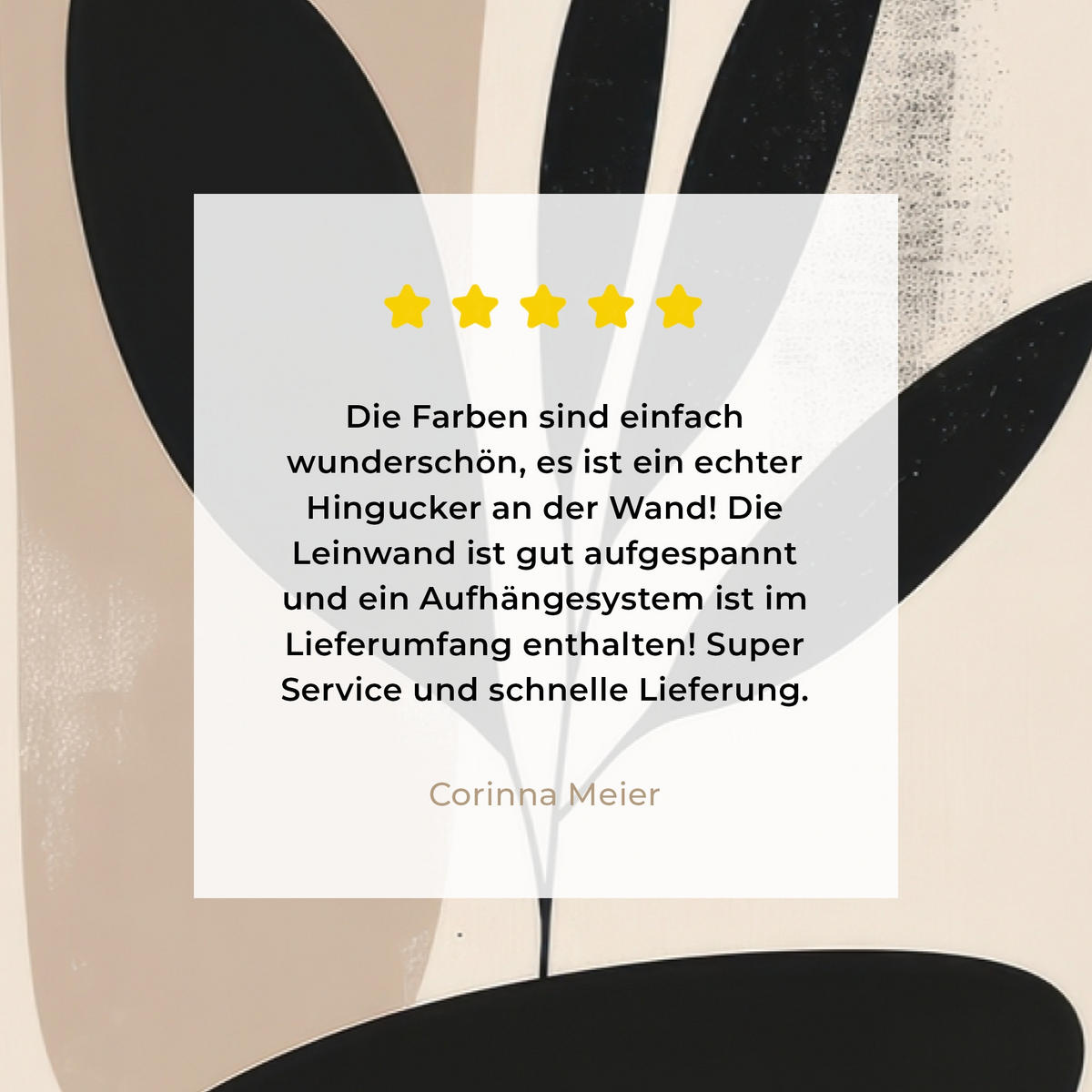 LEINWANDBILD Pflanze - Beige - Japanisch Groß 140x90 cm - Schwarz, Textil (140/90cm) - MuchoWow