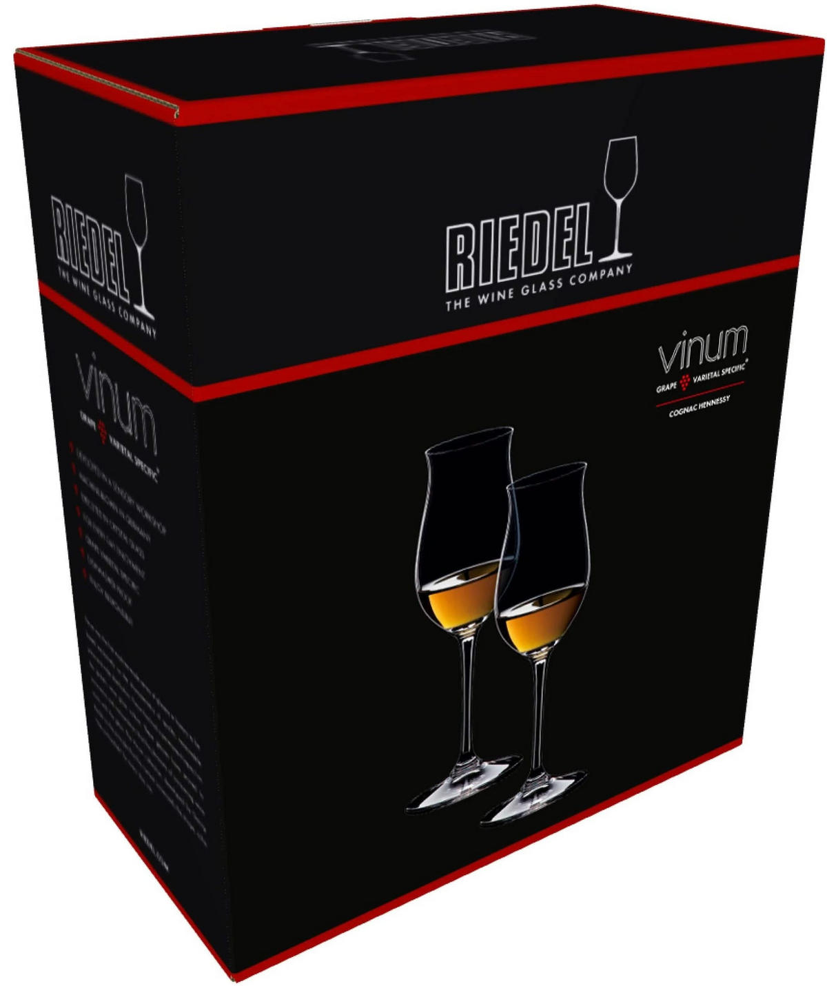 COGNACGLAS Vinum Bar Cognac Hennessy, hochwertiges Glas, 170 ml, 2er Set - Transparent, Glas (0.17L) - Riedel