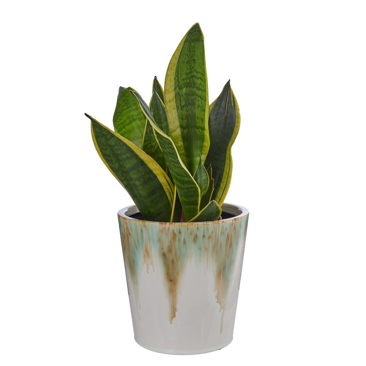 BLUMENÜBERTOPF Gradient - Beige, Keramik (19/19/19cm) - BUTLERS