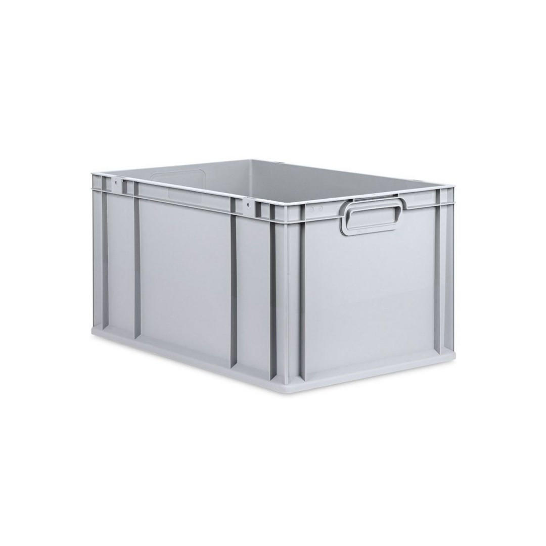 EUROBOX 3x Nextgen Economy Mit Auflagedeckel Grau/Gelb Griffe Geschlossen 65 Liter - Gelb, Kunststoff (40/32/60cm) - PROREGAL