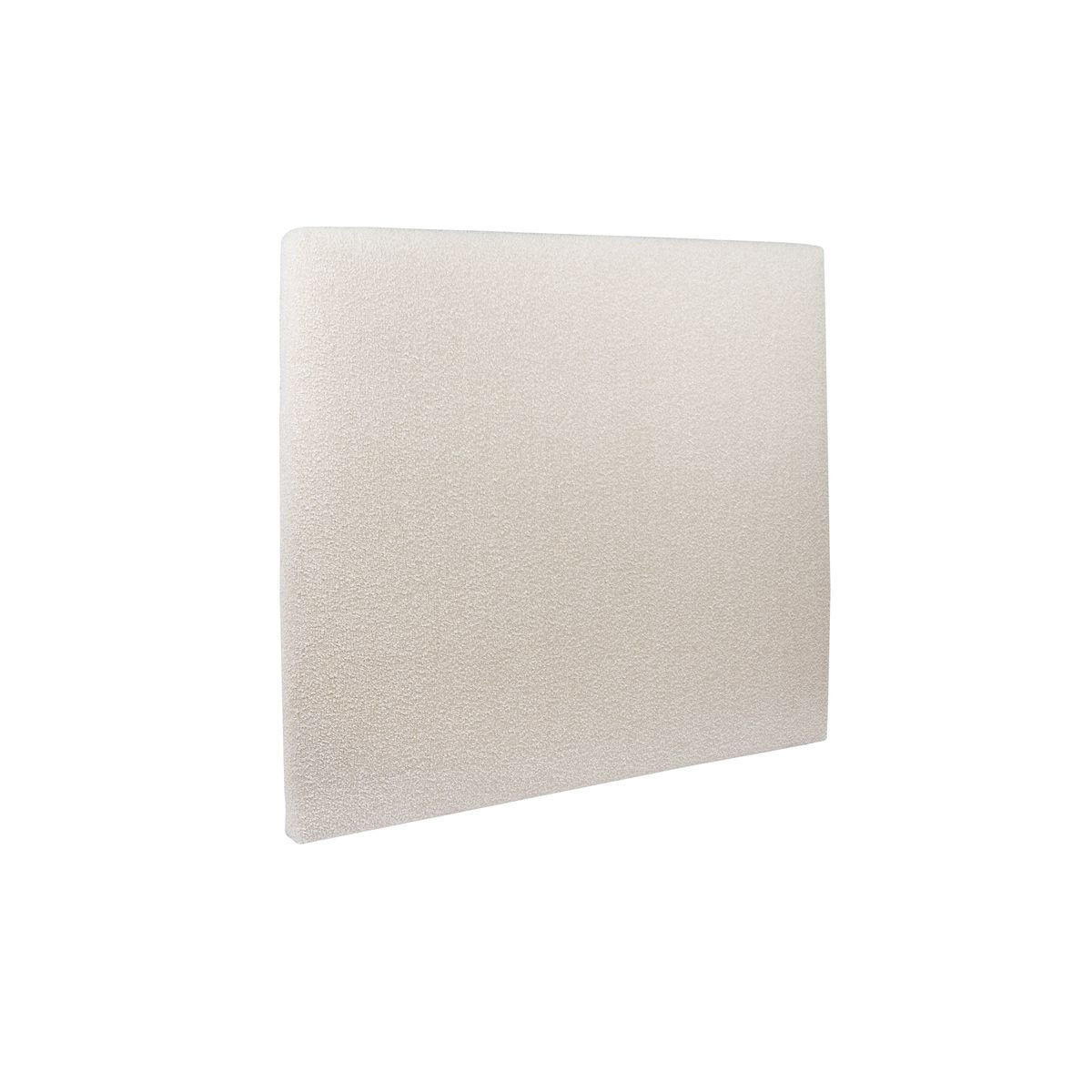 KOPFTEIL gepolstertes – hellbeiger Bouclé-Stoff - 180 cm - Beige, Karton/Holz (180/120/10cm) - Sommeil de Plomb
