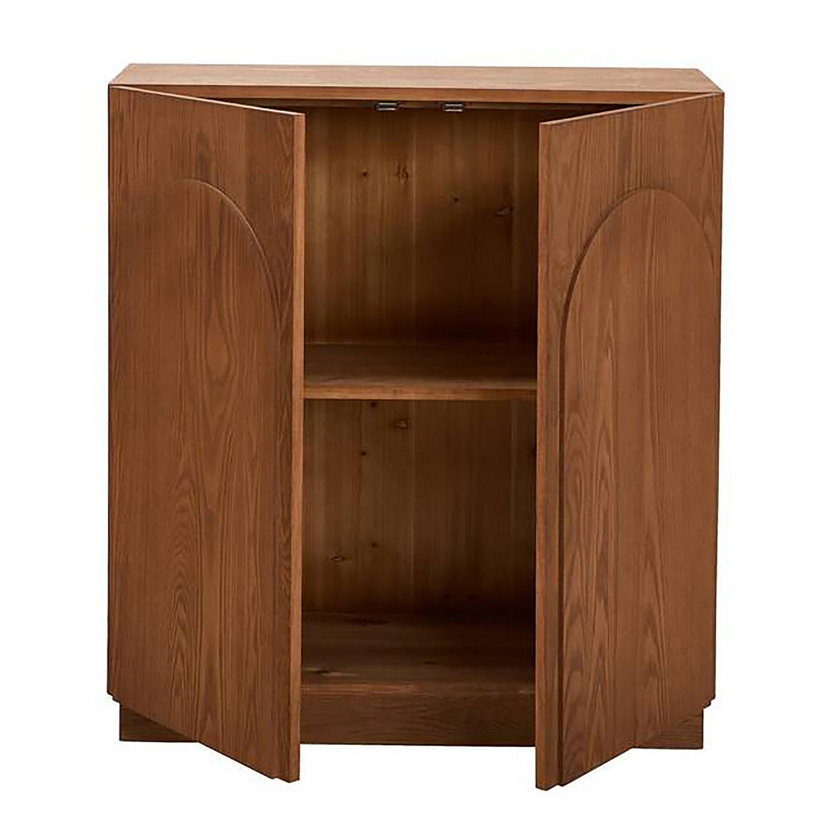 FURNIERTE KOMMODE - Walnussfarben, Holzwerkstoff (80/88/31cm) - home24