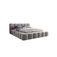 STAURAUMBETT Vero Hellgrau 200x200 cm - Hellgrau, Textil (200/200cm) - B&B Home