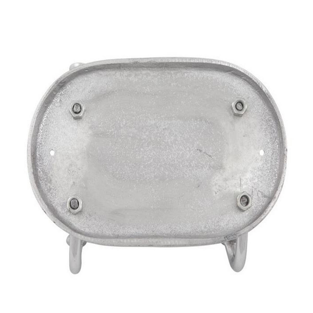 WANDGARDEROBE HOOK 24x14x27 cm, Metall, silber - Silberfarben, Metall (14/24/27cm) - Light & Living