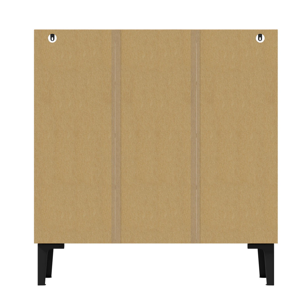 SCHUHSCHRANK 90/32/94 cm in Holzoptik mit 3 Türen und Ablage - Naturfarben, Holzwerkstoff (90/94/32cm) - Flora Grace
