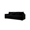 SOFA MOS mit Schlaffunktion ITAKA 15 mit Stauraum - Schwarz, Textil (84/72/220cm) - Bedante