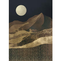 FOTOTAPETE Landschaft 200 x 280 cm - Braun, Papier (200/280cm) - Sanders & Sanders