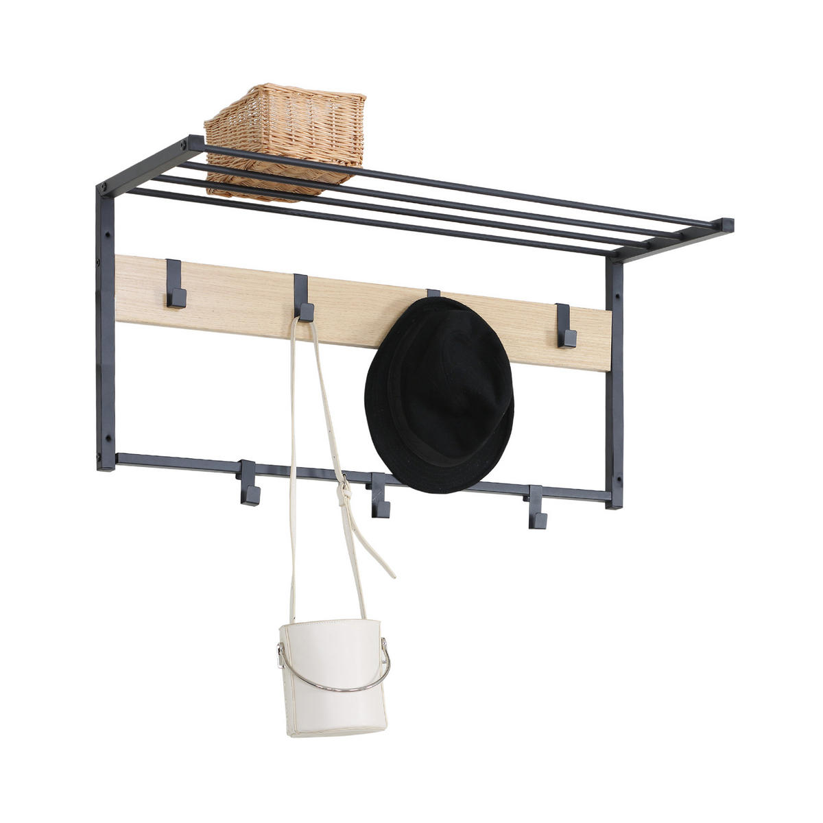 WANDAUFHÄNGER Beige 30/80/45 cm - Beige, Metall (30/45/80cm) - Mobili Rebecca