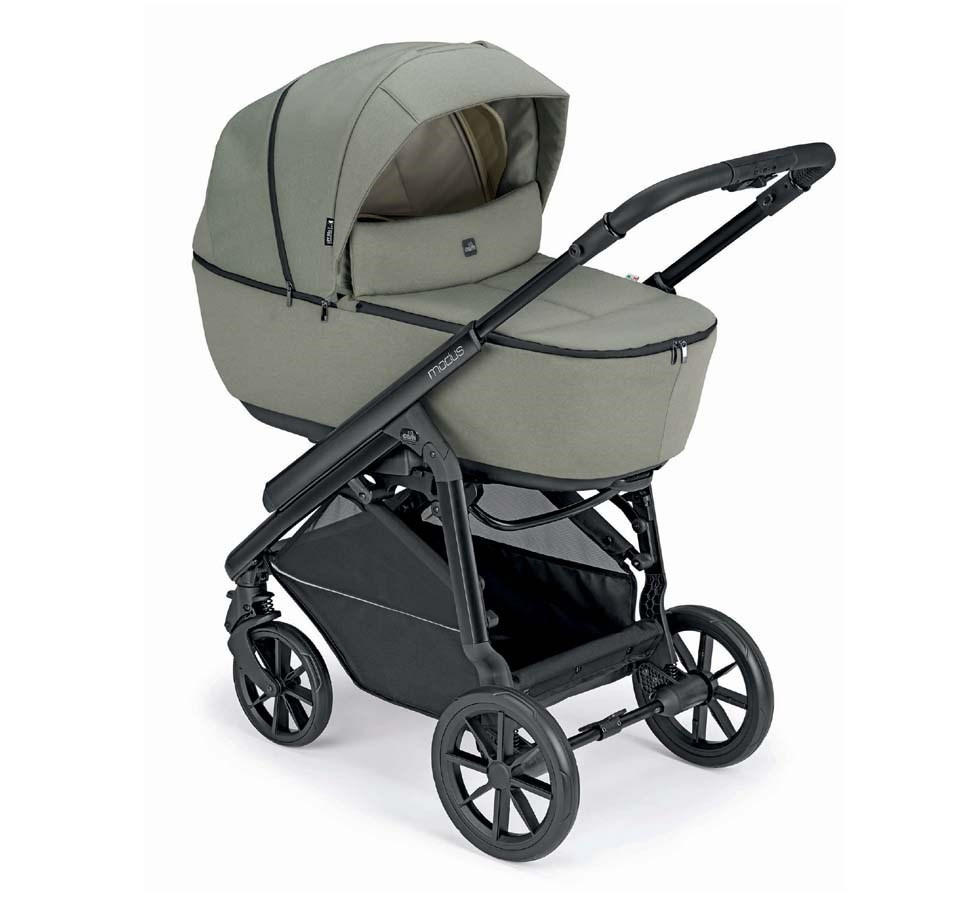 KOMBI-KINDERWAGEN Modus Duo 2n1 inkl. atmungsaktiver Simply-Matratze - Grün, Kunststoff (810/510/584cm) - Cam il Mondo del Bambino S.p.A.