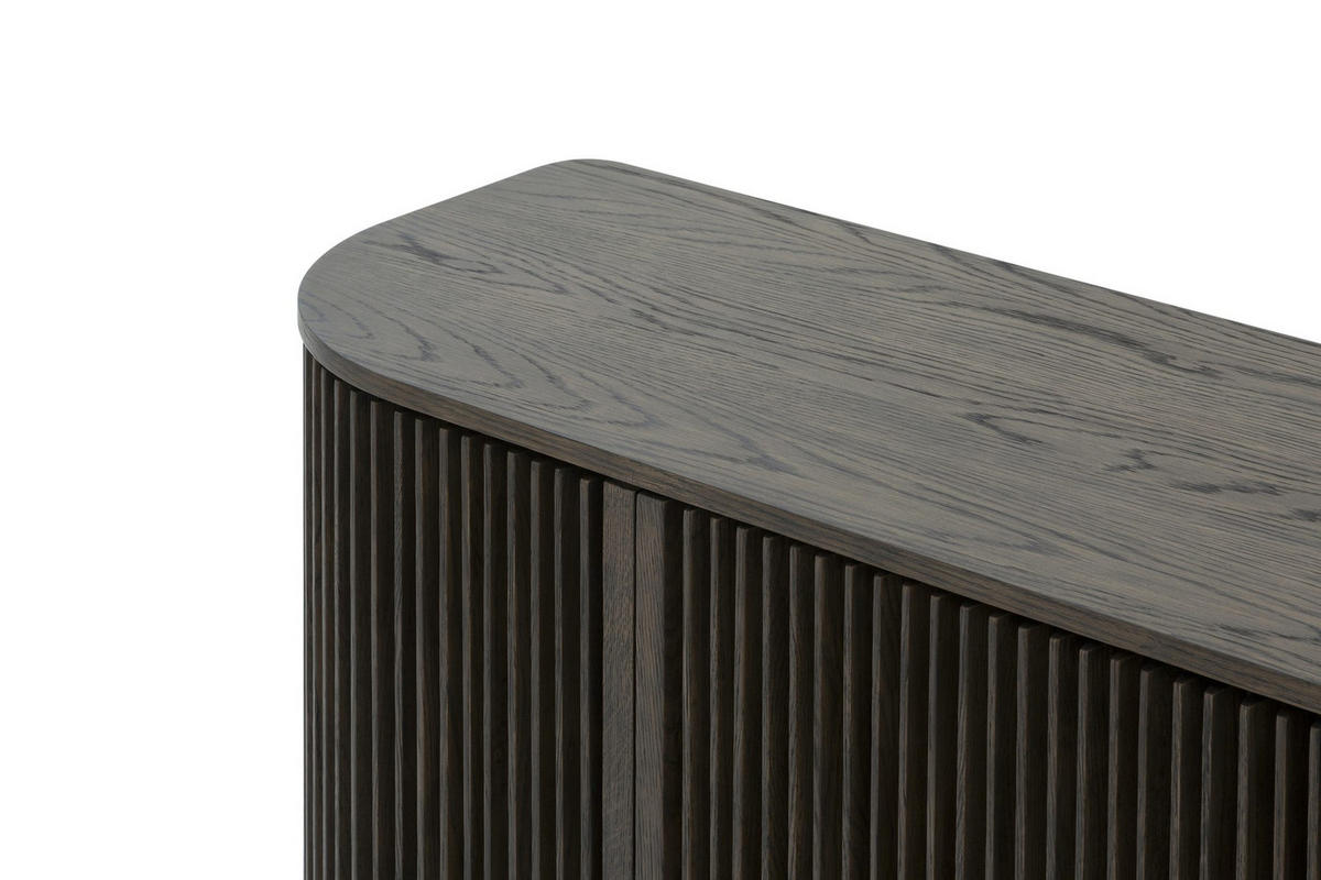 SIDEBOARD Franz, Braune Massiveiche - Braun, Holz (45/69/175cm) - WOODEK
