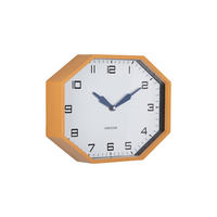 WECKER Modern Factory Octagon Gelb 32/32/26 cm - Gelb, Kunststoff (32/26/32cm) - Karlsson