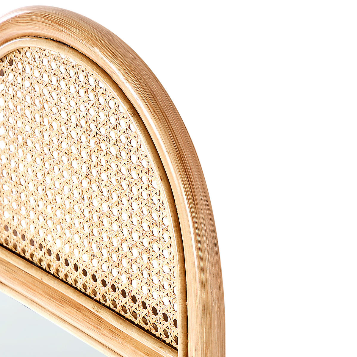 OGLINDĂ PE SUPORT 170 cm ratan culoare naturală Brussey - culoare naturală, materiale naturale (41/170/3cm) - Beliani