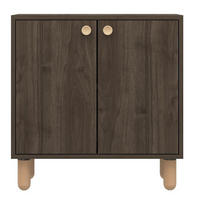 SIDEBOARD mit 2 Türen und Füßen aus massivem Buchenholz 36/72/73 cm - Naturfarben, Holzwerkstoff (36/73/72cm) - Calicosy
