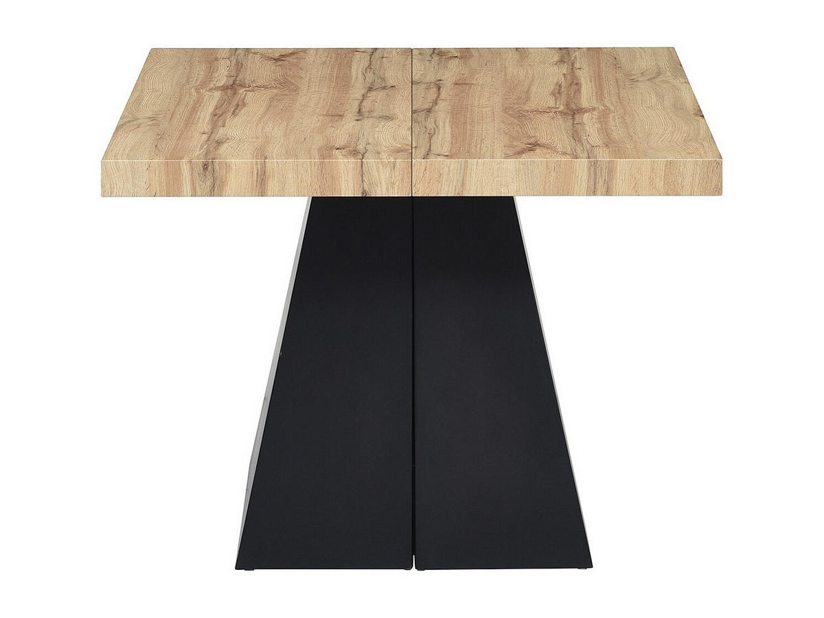 ESSTISCH ausziehbar - 4 bis 10 Personen - MDF & Metall - Holzfarben & Schwarz - EMELIA - Naturfarben, Holz (250/100/75cm) - Vente-Unique