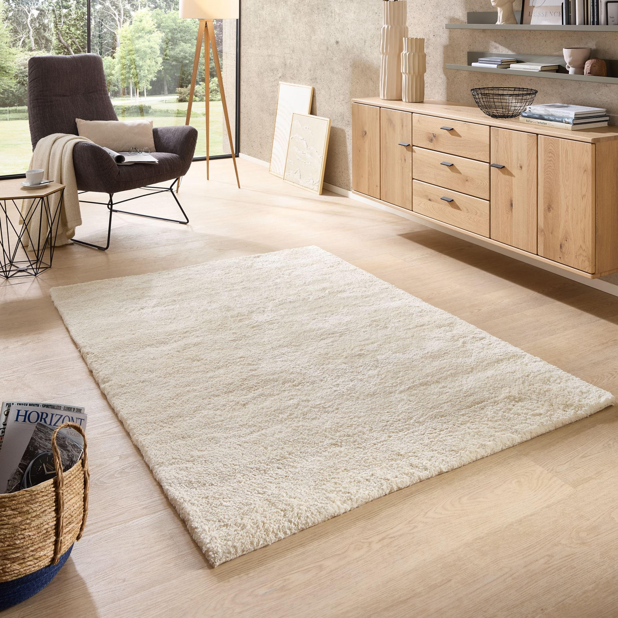 WOLLTEPPICH Cloud 250x350 cm - Weiß, Textil (250/350cm) - Natur Pur