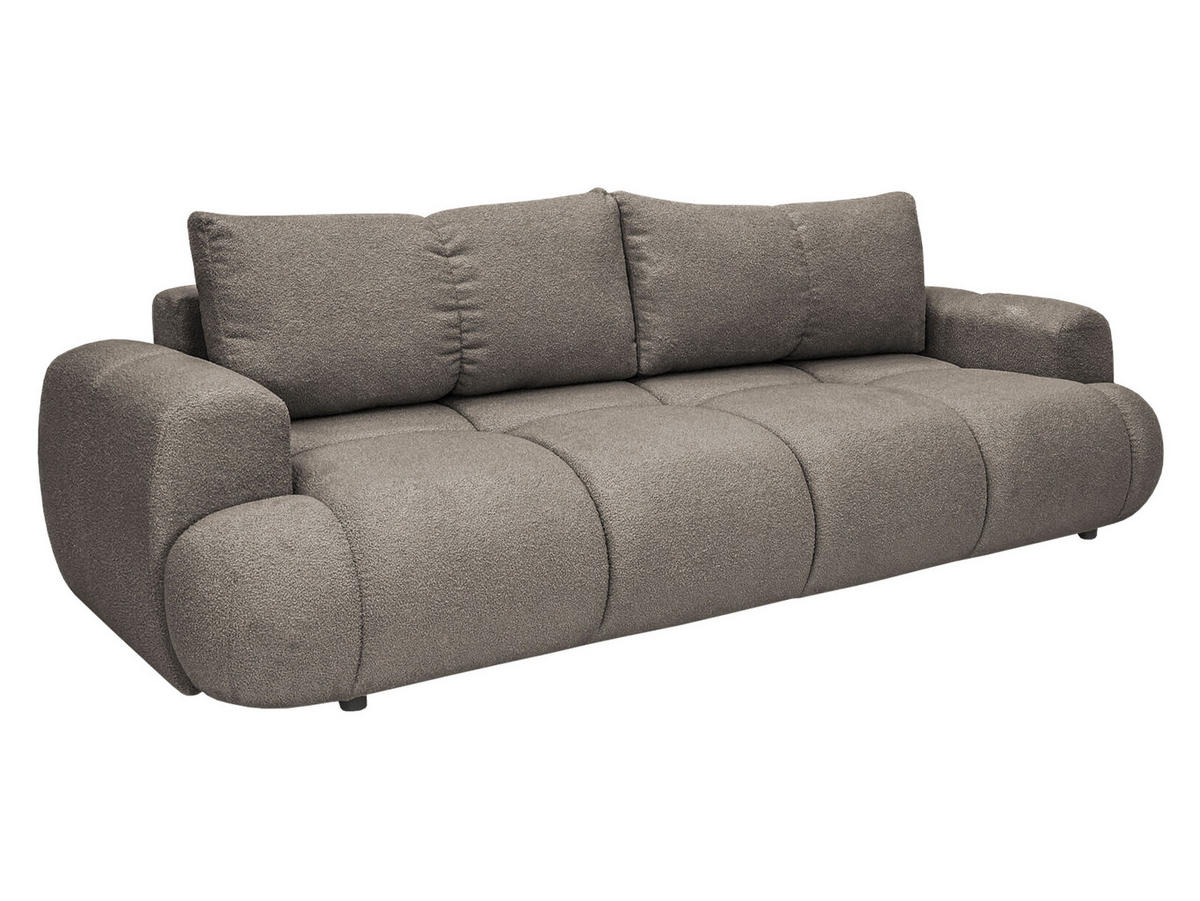SCHLAFSOFA Mitto - Schwarz/Braun, Holzwerkstoff/Kunststoff (250/85/117cm) - MIRJAN24