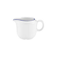 MILCHKÄNNCHEN Compact Blaurand weiß-blau 230 ml - Blau/Weiß, Keramik (0.23L) - Seltmann Weiden