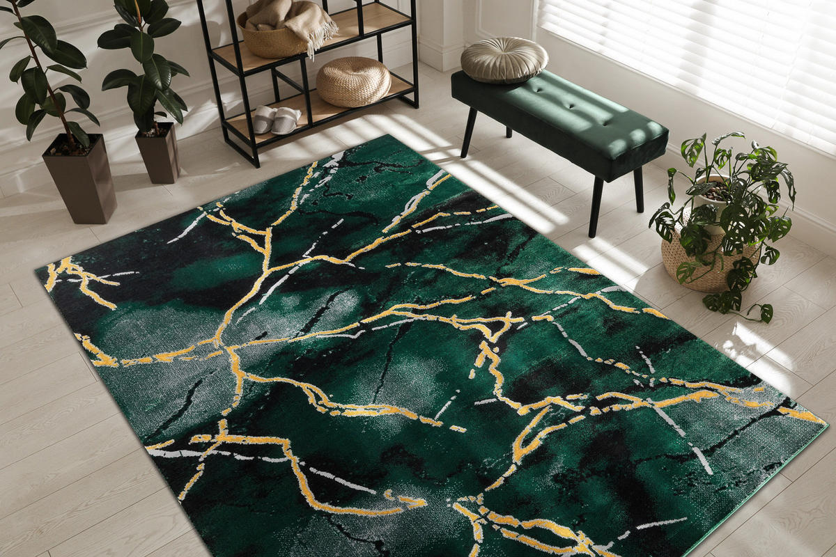 TEPPICH Emerald 180/270 cm - Pastellgrün, Textil (180/270cm) - rugsX