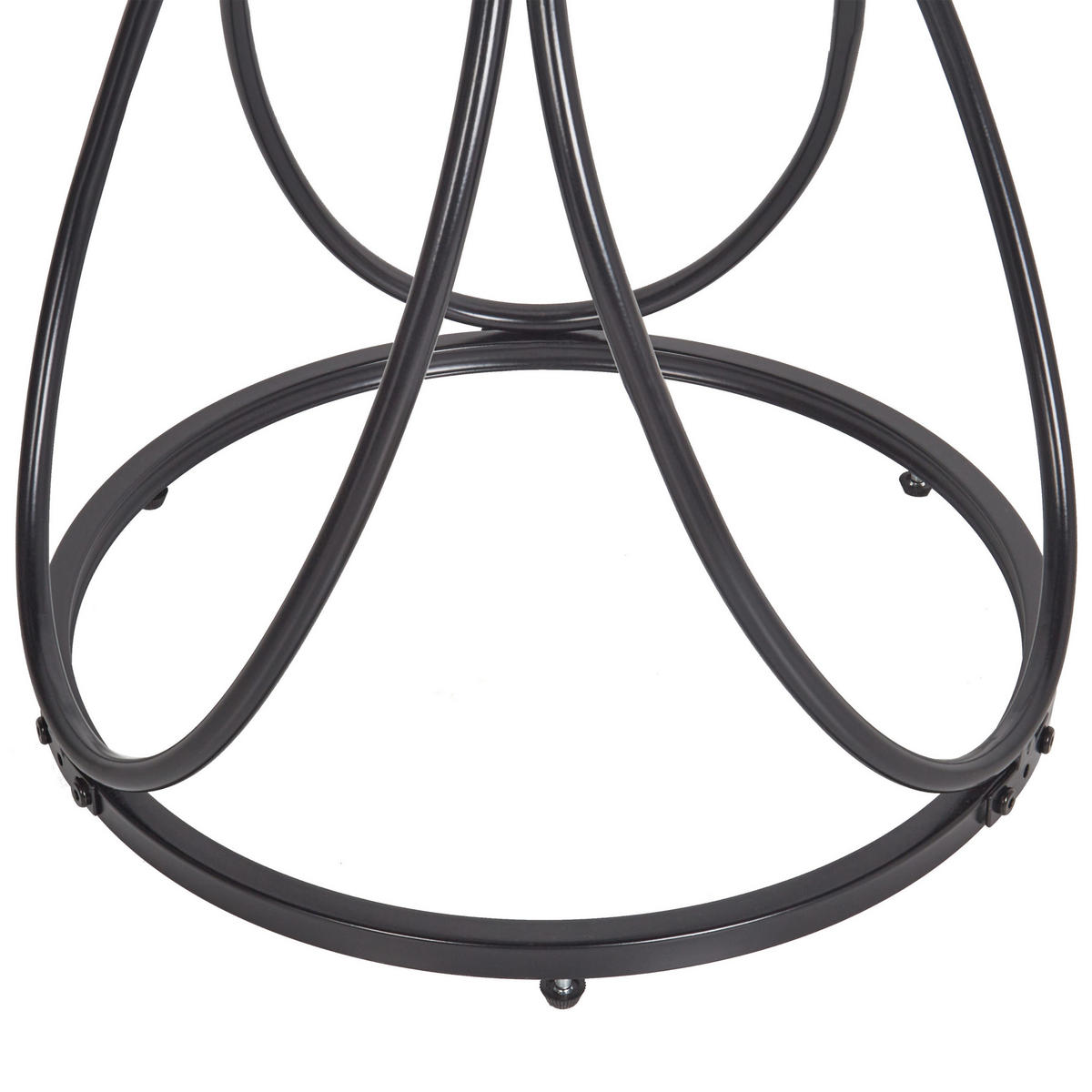 GARDEROBENSTÄNDER Metall schwarz 160 cm Walters - Schwarz, Metall (42/160/42cm) - Beliani
