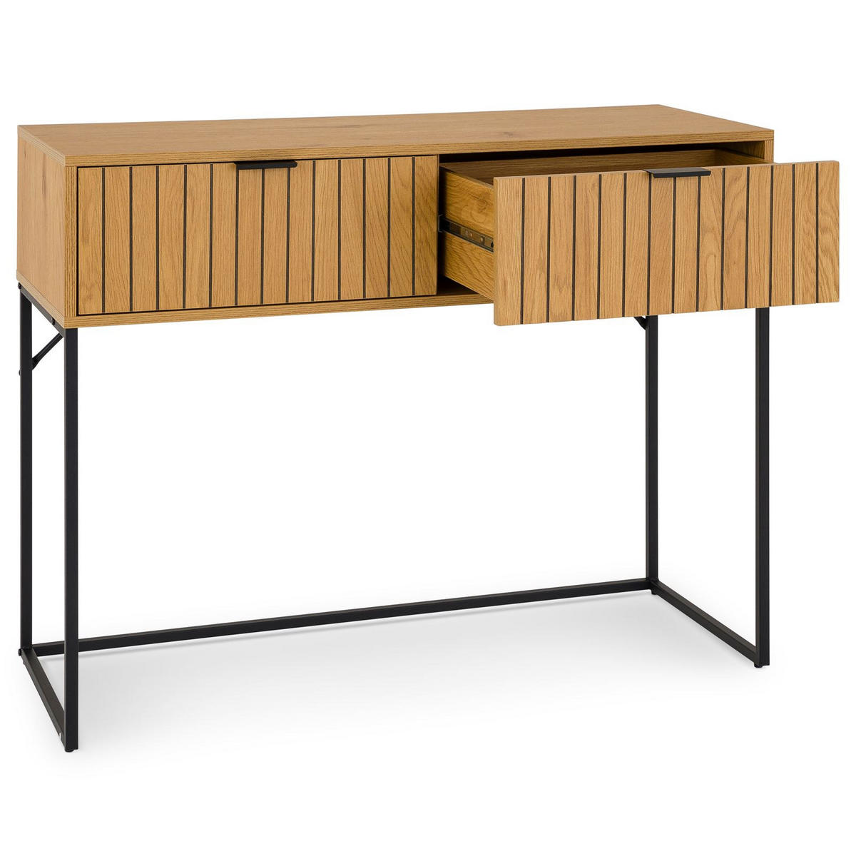 KONSOLENTISCH SELO - Schwarz, Holzwerkstoff (40/100/80cm) - IDIMEX