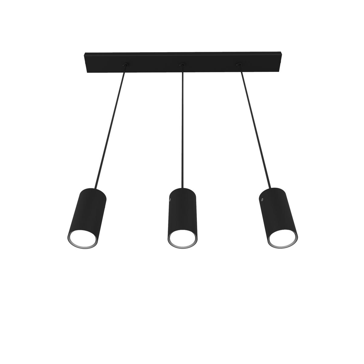 HÄNGELEUCHTE - Schwarz, Metall (6/70/10cm) - Lumicom