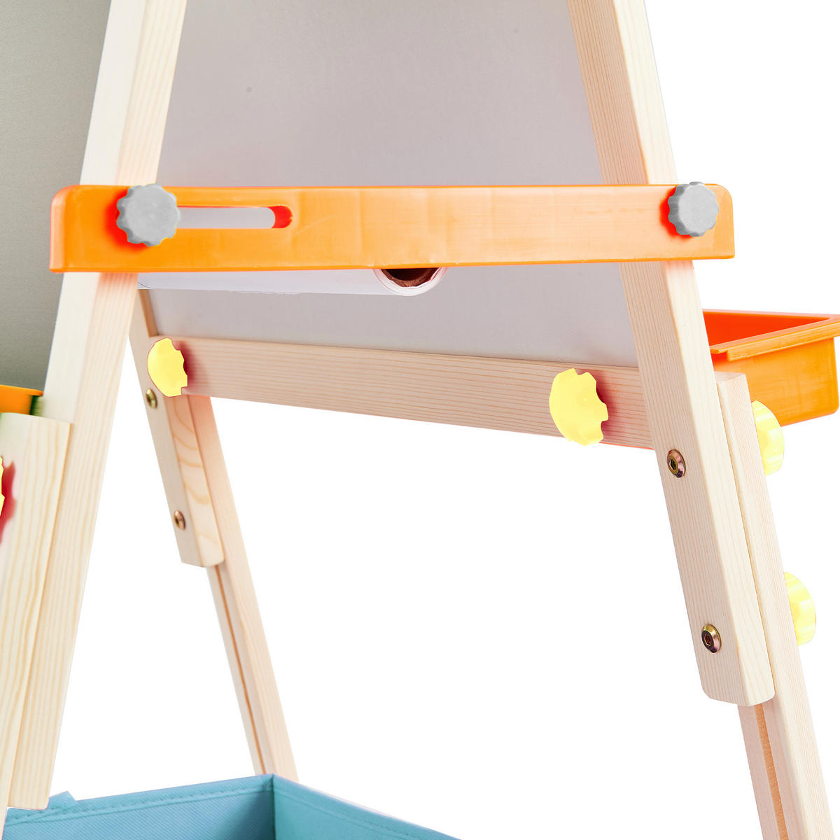 KINDER-STAFFELEI HOLZ Kleiner Künstler Vangogh, Blau, 130cm - Blau, Holz (67/130/63cm) - Teamson Kids