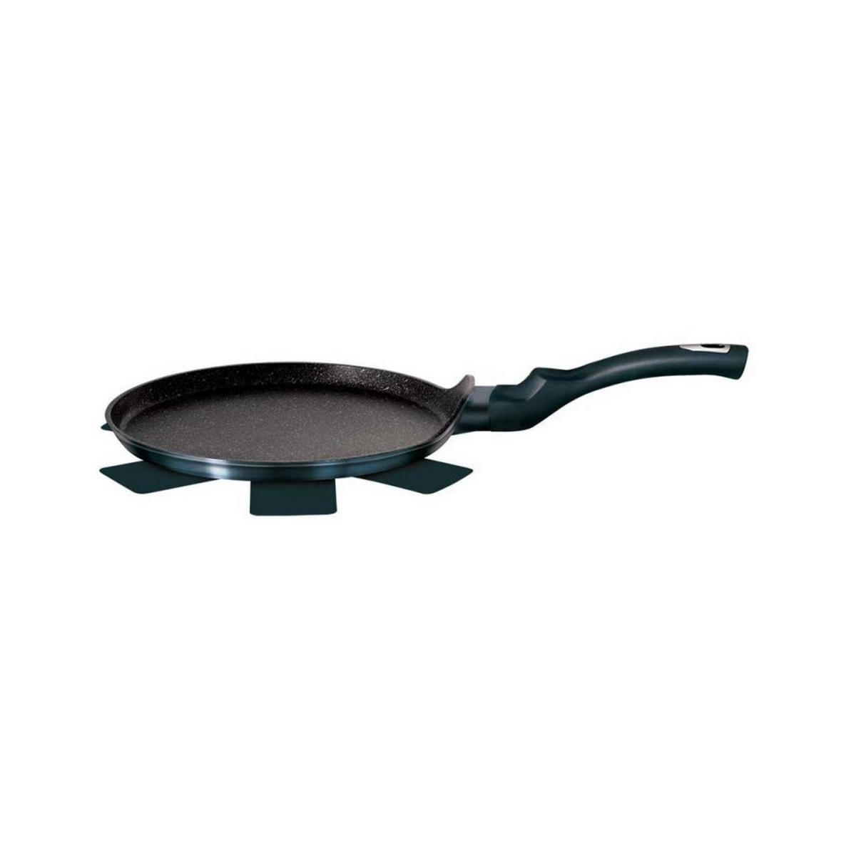 CRÊPEPFANNE Türkis 25/25/1.5 cm 8323 - Türkis, Kunststoff (25cm) - Berlinger Haus