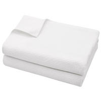 SAUNATUCH, 2er-Set, 70x180 cm, 100% Baumwolle, Weiß - Weiß, Textil (70/180cm) - Zollner