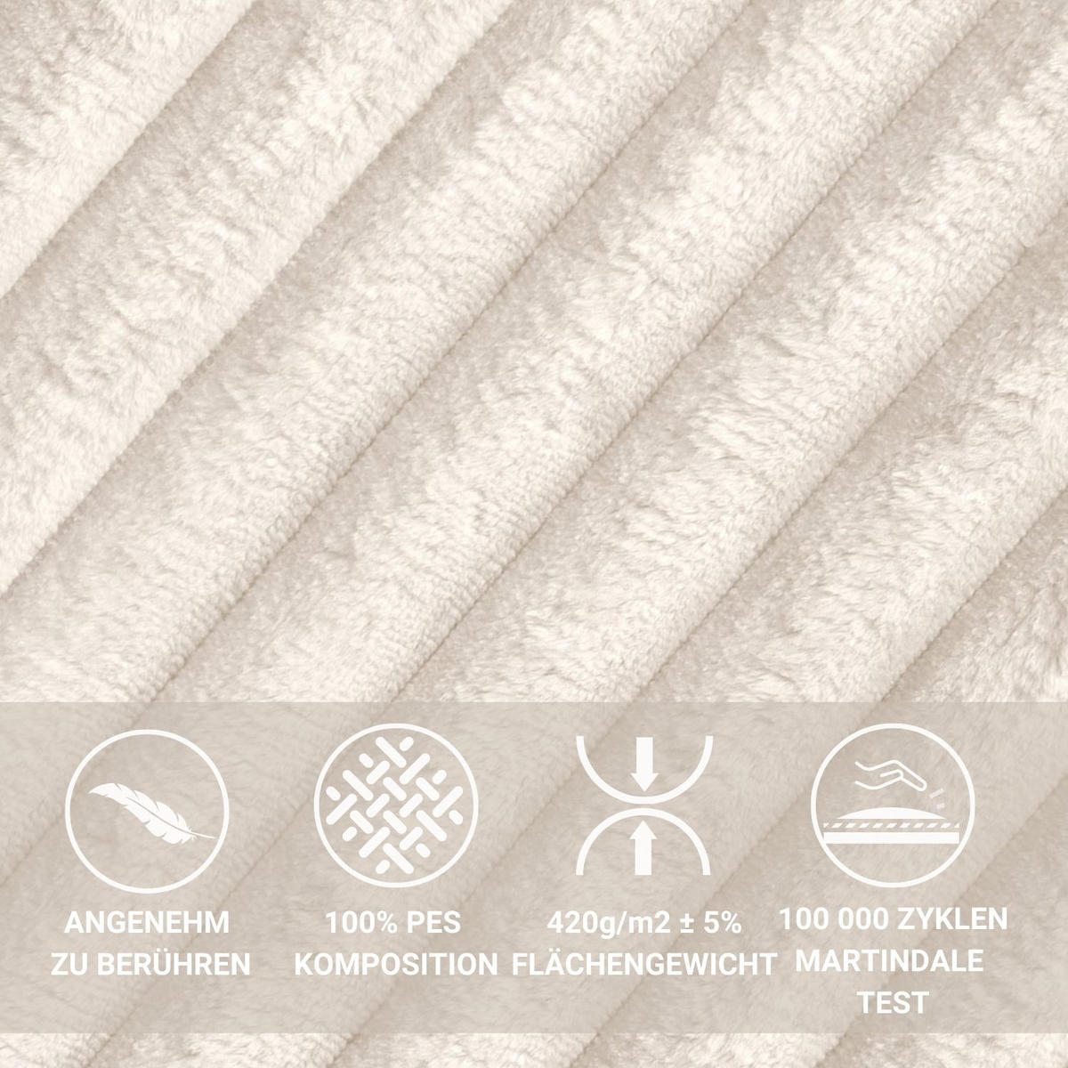 POLSTERBETT Larch Creme 160/200 cm im Samtstoff - Creme/Schwarz, Holz/Holzwerkstoff (160/200cm) - Maison de Reve