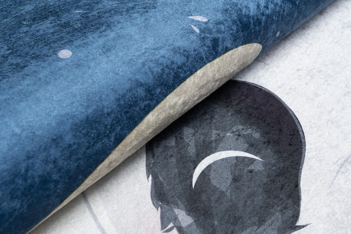 TEPPICH EMMA Blau 140/200 cm - Blau, Kunststoff (140/200cm) - Tapiso